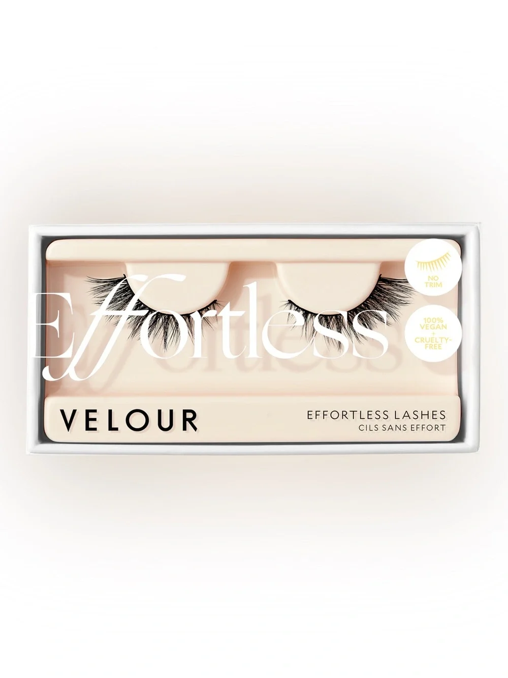 Velour Effortless Lashes — Black Natural Volume False Eyelashes